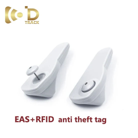 Custom Universal EAS RF Am Security Anti Theft Garment RFID Tag Dual Frequency Hard Tag for Clothes Shoes Bags